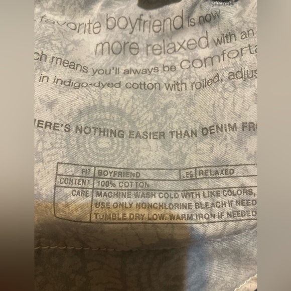 Ladies Size 16 Petite J. Jill Relaxed Leg Boyfriend Light Washed Jeans - Picture 13 of 16